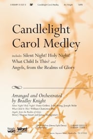 Candlelight Carol Medley SATB choral sheet music cover